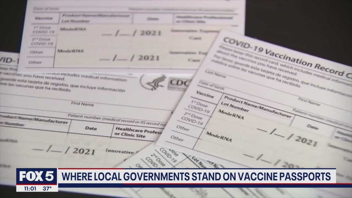 Local governments talk vaccine passports